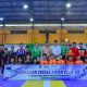 Bupati HSS, Syafrudin Noor berfoto bersama usai membuka Kejuaraan Futsal Bupati Cup 2025. (Foto : Prokopim HSS)