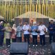 Wabup HSS, Suriani saat membuka festival Merepah Sahaja Budaya Meratus. (Foto : Diskominfo HSS)