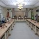 Suasana pertemuan Pemkab HSS dengan Direktur Bina Teknik Perumahan dan Kawasan Permukiman KemenPRKP membahas rencana pembangunan RITK. (Foto : Prokopim HSS)