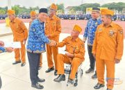 Hari Pahlawan 2025, Pemkab Tapin Apresiasi Paskibraka dan Beri Santunan Veteran