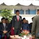 Bupati HSS, Syafrudin Noor saat mengikuti upacara peringatan Hari Pahlawan tahun 2025. (Foto : Prokopim HSS)