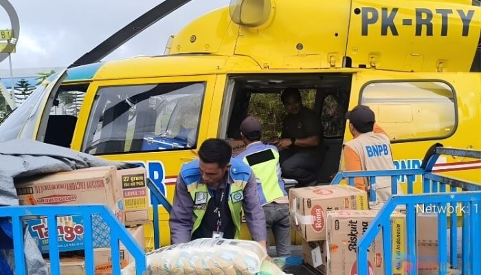 Akses Sulit, BNPB Kerahkan Helikopter Kirim Logistik ke Warga Terdampak Bencana di Sumut