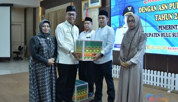 Pemkab HSS Apresiasi Pengabdian ASN Purna Tugas