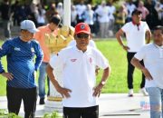 Pemkab HSS Dorong Motivasi Kinerja ASN di Tahun 2026 Lewat Senam Bersama