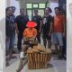 DAS alias Dor (40) beserta barang bukti diamankan Satresnarkoba Polres Labusel. (Dok. Istimewa)