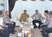 Kapolres HSS Awaluddin Syam Silaturahmi ke Bupati Syafrudin Noor
