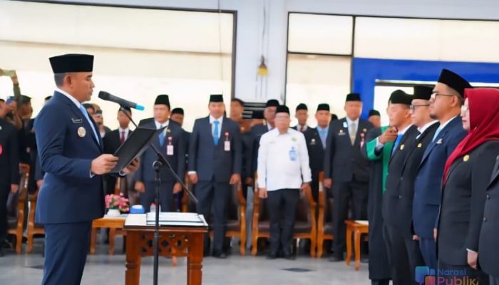 Lima Pejabat Baru Resmi Dilantik, Bupati Tala Ajak Perkuat Kolaborasi