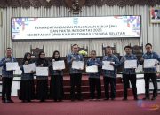 Tingkatkan Profesionalisme, Sekretariat DPRD HSS Laksanakan Pakta Integritas
