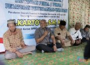 Dorong Penguatan Ekonomi Desa, H Kartoyo Sosialisasikan Perda di Desa Taniran Kubah