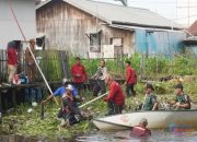 Sungai Gurung Dibersihkan, Pemko Banjarmasin Bongkar Dua Bangunan Tak Sesuai Aturan