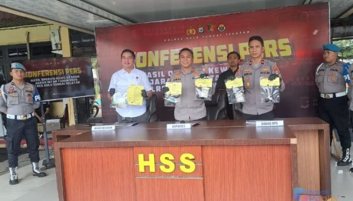 Operasi Jaran Intan 2026, Polres HSS Berhasil Amankan Tiga Motor dan Empat Mobil