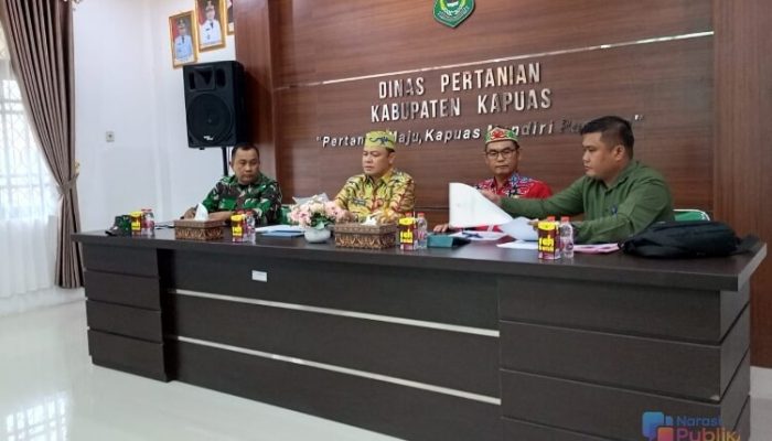 Sekda Kapuas Pimpin Verifikasi Tumpang Tindih Lokasi Cetak Sawah Rakyat