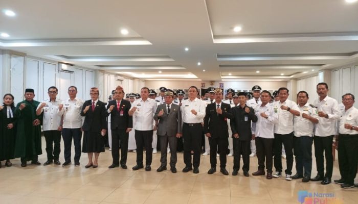 Bupati Kapuas Lantik Puluhan Penjabat Kepala Desa dan Anggota BPD