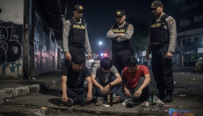 Patroli Ramadan, Polresta Banjarmasin Amankan 11 Remaja Pesta Miras Oplosan