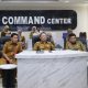 Wakil Bupati Tapin H. Juanda mengikuti rapat koordinasi pengendalian inflasi secara virtual. (Dok. Prokopim Tapin)