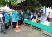 Pastikan Tepat Sasaran, Ketua TP PKK HSS Tinjau Pasar Murah di Kalumpang