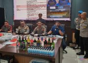 Polres HSS Ringkus 9 Tersangka Narkoba dengan Barang Bukti 70 Gram Sabu