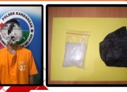 Pengembangan Kasus Narkoba, Polsek Kandangan Kota Amankan 49,6 Gram Sabu di Banua Asam HST