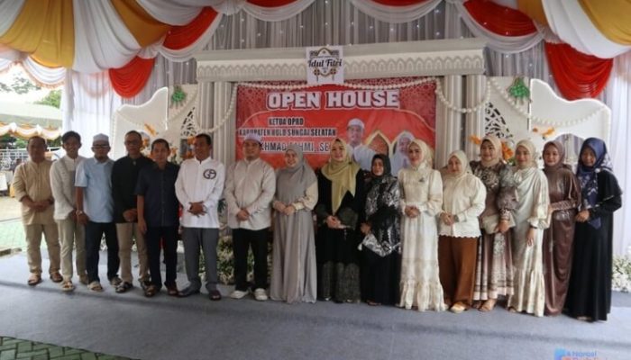 Idulfitri 1447 Hijriah, Ketua DPRD HSS Gelar Open House dan Halal Bihalal