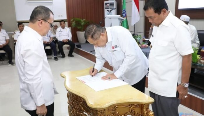 Hadiri Pelantikan Pengurus PMI HSS 2025-2030, Bupati Syafrudin Noor Tekankan Misi Kemanusiaan
