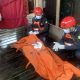 Tim SAR gabungan berhasil mengevakuasi jasad lansia yang tenggelam di aliran Sungai Haur Gading, Kabupaten HSU. (Dok. Istimewa)