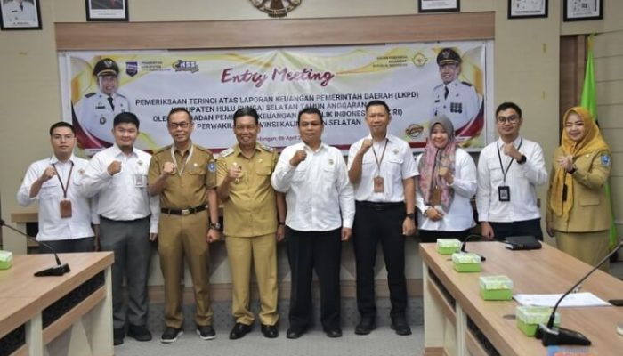 Audit LKPD 2025 Dimulai, Wabup HSS Terima Kedatangan Tim BPK RI Kalsel