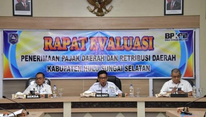 Genjot Kemandirian Daerah, Wabup HSS Evaluasi Capaian Pajak dan Retribusi