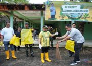 Wujudkan Lingkungan Sehat, Bupati Tapin Pimpin Aksi Bersih-Bersih di Pasar Keraton