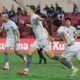 Pemain PSM Makassar melakukan selebrasi usai mencetak gol ke gawang PSIM Jogjakarta. (Dok. Istimewa)