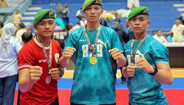 Yonif TP 829/BA Sumbang Medali untuk FORKI HSS di Kejuaraan Karate Piala Pangdam XXII 2026