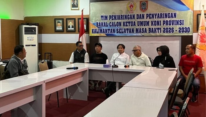 Sambangi KONI Kalsel, Hasnuryadi Pastikan Aturan Pencalonan Ketua Umum