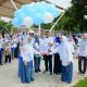 Pemkab HSS peringati Hari Kanker Sedunia tahun 2026 di Lapangan Lambung Mangkurat Kandangan. (Dok. Diskominfo HSS)