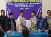 Siap Majukan Prestasi Atlet, Irwan Bora Resmi Daftar Calon Ketua Umum KONI Banjar 2026-2030