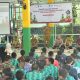 Sekda HSS Muhammad Noor membuka kegiatan edukasi keuangan melalui program Satu Rekening Satu Pelajar di SLTP Negeri 1 Kandangan. (Dok. Prokopim HSS)