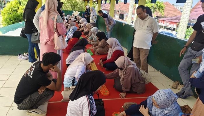 Meriahkan HUT ke-74 HSU, Puluhan ASN Adu Ketangkasan dalam Lomba Badaku