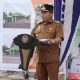 Bupati Kapuas HM Wiyatno memberikan sambutan di acara peletakan batu pertama pembangunan Kantor Subdenpom XXII/1-4 Kapuas. (Dok. Istimewa)