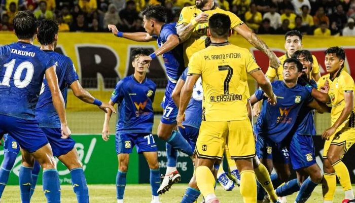 Drama 6 Gol di Stadion 17 Mei, Barito Putera Gagalkan Kemenangan Persiba di Menit Akhir