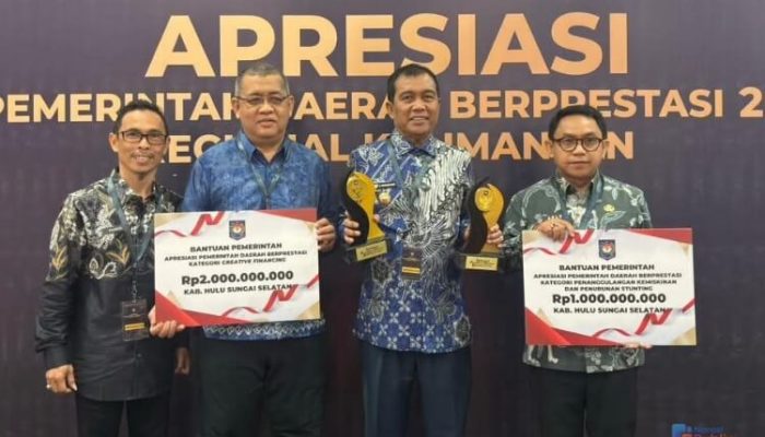 Pemkab HSS Raih Dua Penghargaan di Ajang Apresiasi Pemerintah Daerah Berprestasi 2026
