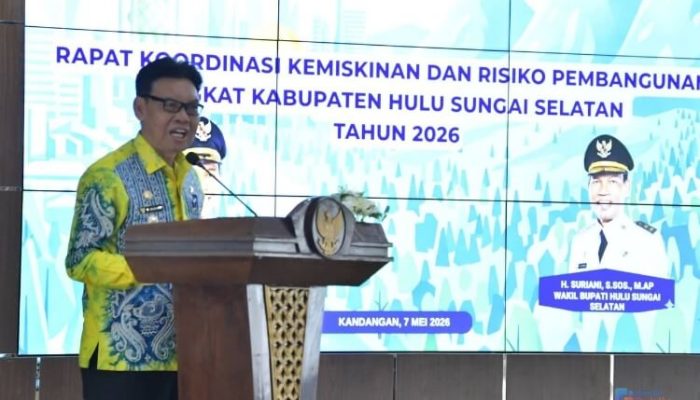 Wabup Suriani Buka Rakor Kemiskinan, Fokus Tekan Risiko Pembangunan HSS