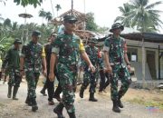Tinjau TMMD ke-128 di HSS, Tim Wasev Mabesad Apresiasi Progres Sasaran di Desa Pantai Ulin