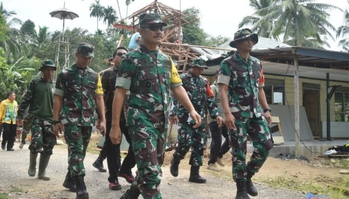 Tinjau TMMD ke-128 di HSS, Tim Wasev Mabesad Apresiasi Progres Sasaran di Desa Pantai Ulin