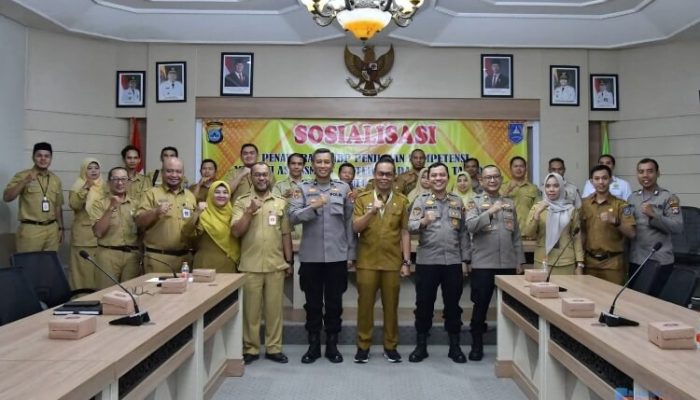 Sekda HSS Ikuti Sosialisasi PNBP Penilaian Kompetensi melalui Assessment Center Polda Kalsel