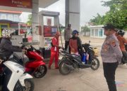 Pastikan Distribusi BBM Tepat Sasaran, Polres HSU Perketat Pengawasan di SPBU Banjang