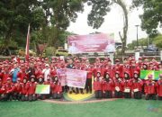 Targetkan Prestasi Terbaik, Bupati Syafrudin Noor Lepas 133 Kontingen HSS Berlaga di POPDA 2026