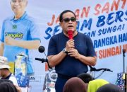 Meriahkan Harjad ke-74 HSU, Ribuan Warga Sungai Tabukan Ikuti Olahraga Bersama