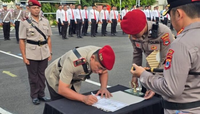Resmi Berganti, Iptu Firdaus Tarigan Kini Jabat Kasat Reskrim Polres HSU