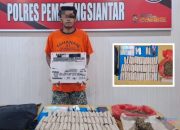 Pemuda di Pematangsiantar Ditangkap Polisi Bersama Puluhan Paket Ganja