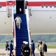 Presiden Prabowo Subianto tiba di Pangkalan Udara TNI AU Halim Perdanakusuma, Jakarta usai lawatannya ke Prancis. (Dok. Setkab RI)
