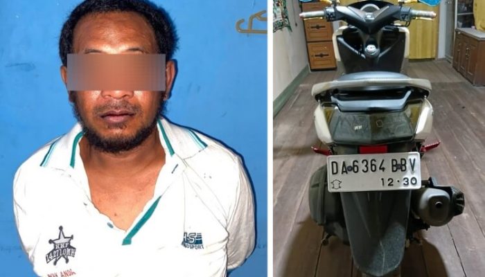 Buron Sebulan, Maling Motor NMAX di Haur Gading HSU Akhirnya Ditangkap
