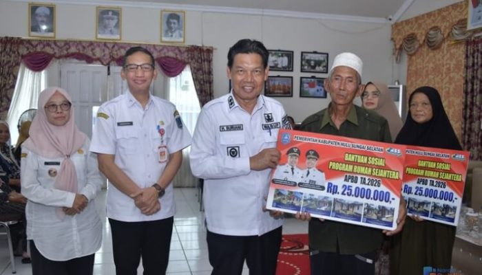 Program Rumah Sejahtera 2026, Puluhan Warga Daha Terima Bantuan Bedah Rumah
